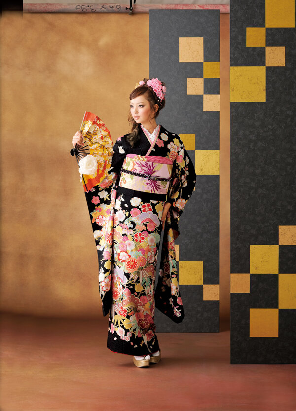 日本和服女性图片