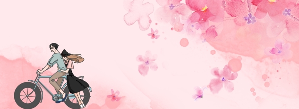 粉色清新banner