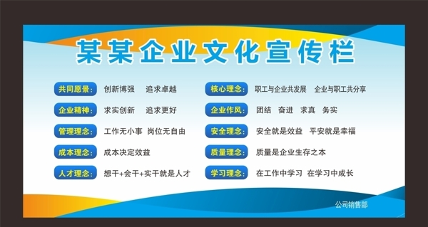 企业展板
