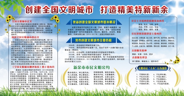 全國文明城市精美新余