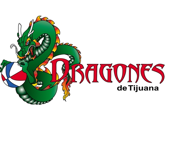 DragonesdeTijuogo設(shè)計(jì)欣賞DragonesdeTijuana運(yùn)動(dòng)賽事LOGO下載標(biāo)志設(shè)計(jì)欣賞