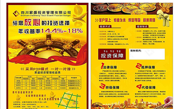 投資宣傳單圖片