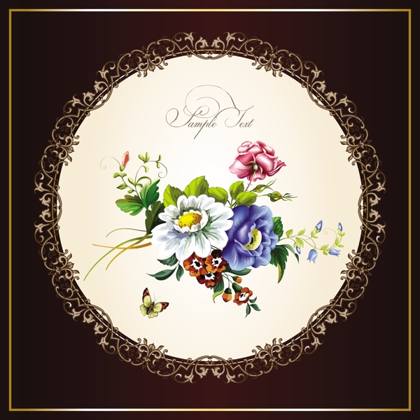 歐式花邊圖片