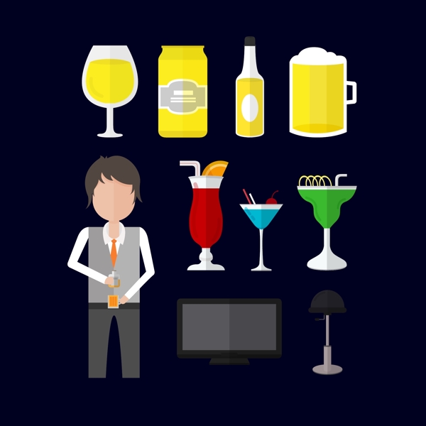酒杯ICON