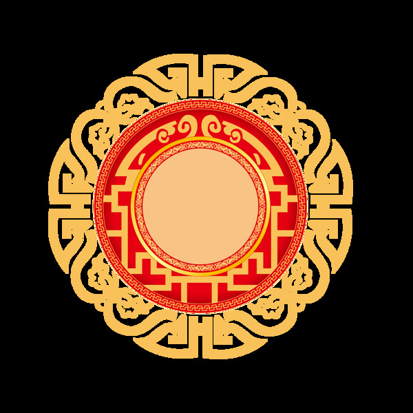 手繪中國(guó)風(fēng)邊框元素