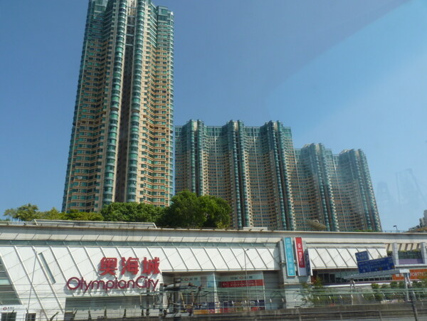香港西九龙屏风楼图片