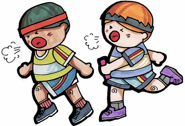 運動休閑插畫011
