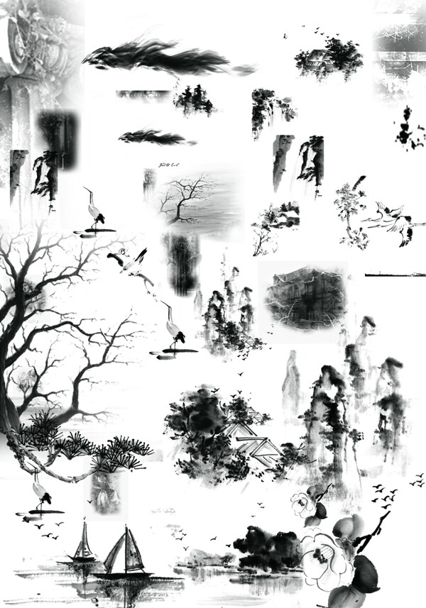 水墨素材