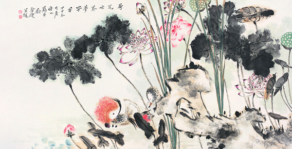 荷花世界夢皆香圖片