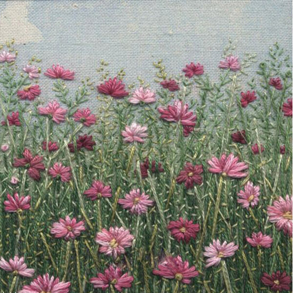繡花花朵定位花免費(fèi)素材
