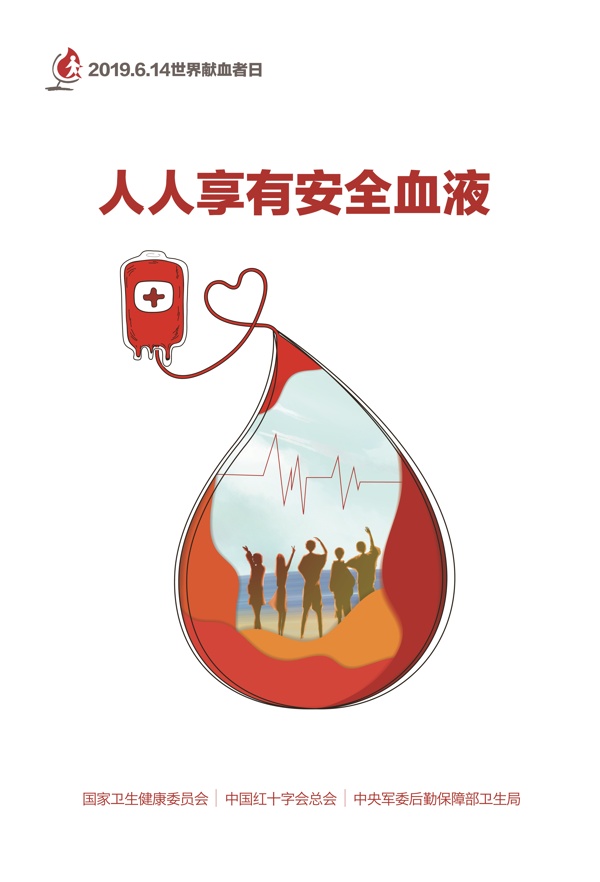 2019年世界献血者日主海报