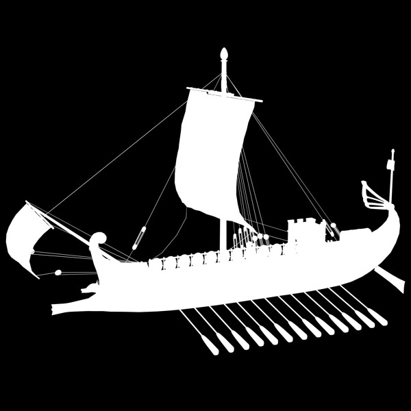古代战舰3D兵器模型带材质免费下载6