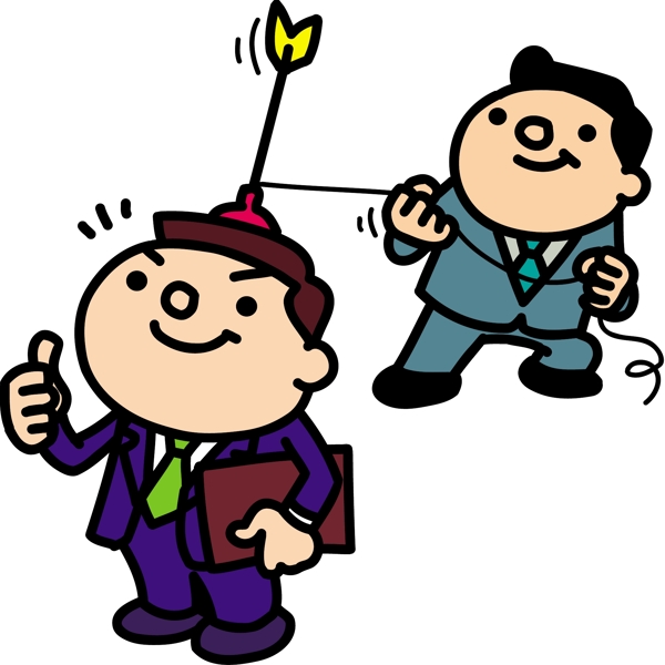 職場(chǎng)人物漫畫(huà)圖片