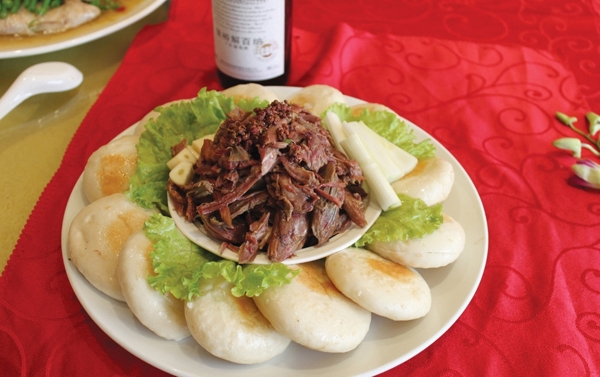燒餅狗肉圖片