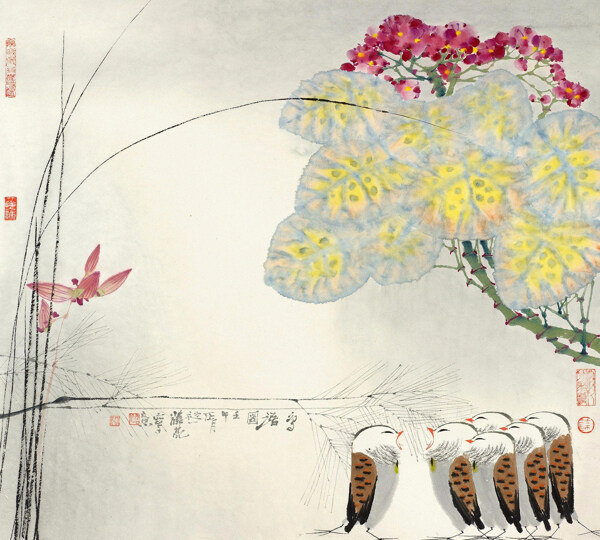 花朵畫裝飾畫