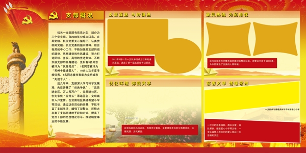 黨宣傳展板圖片