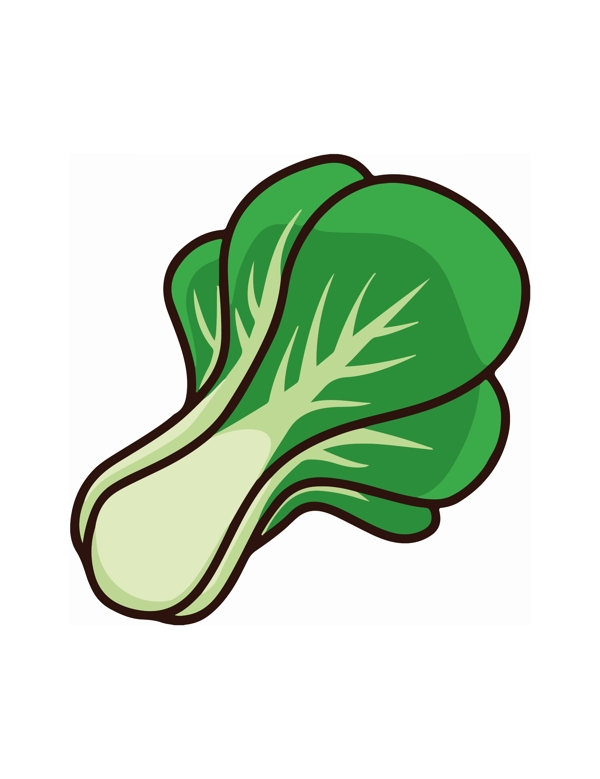 卡通插画健康蔬菜素材图片