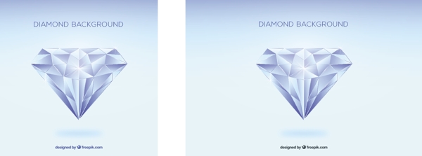平面设计中的几何钻石背景