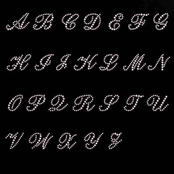 燙鉆文字英文字母免費(fèi)素材