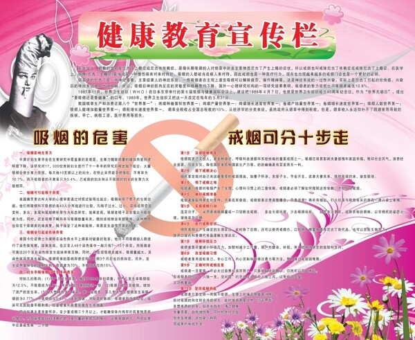 健康教育宣傳欄圖片