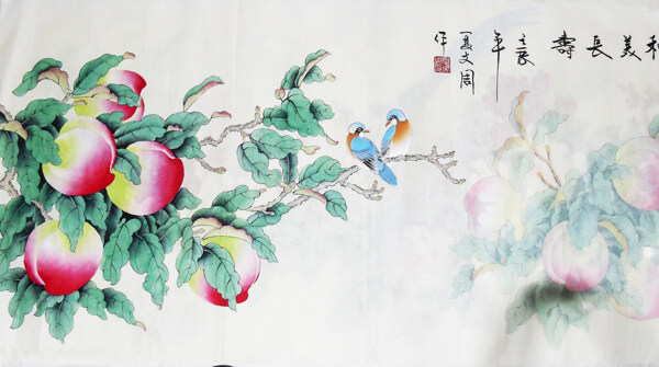 工筆花鳥圖片