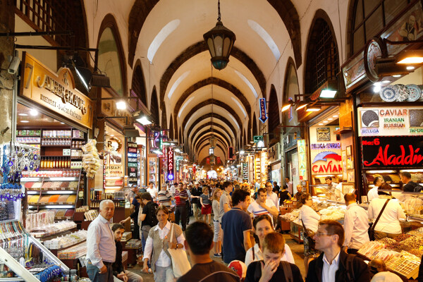 土耳其美食街风景
