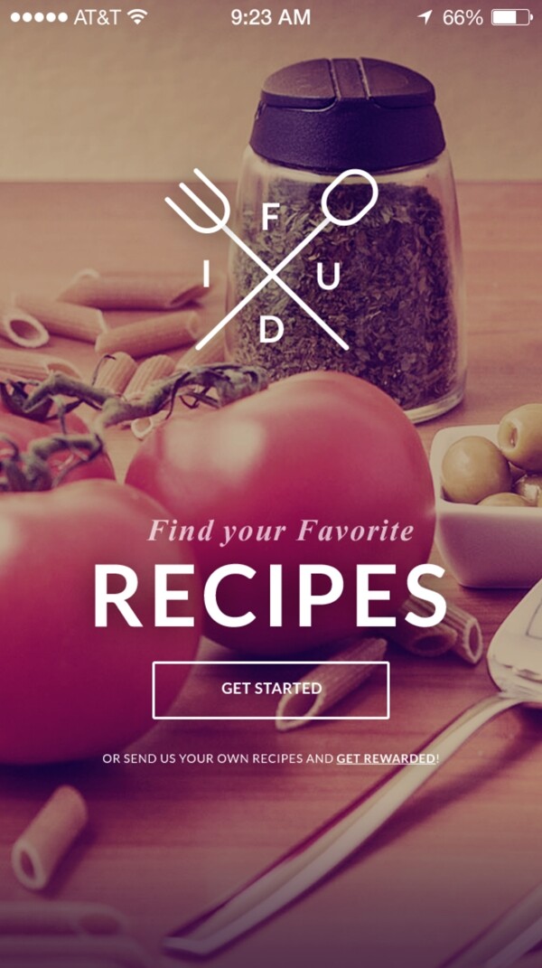 美食食品网页UI设计