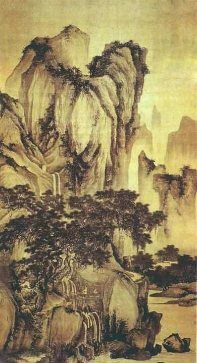 位圖插畫風(fēng)景畫藝術(shù)效果水墨免費(fèi)素材