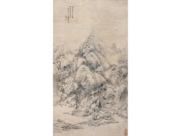唐岱山水圖片