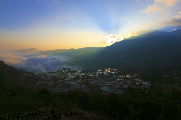 云南元陽(yáng)風(fēng)景