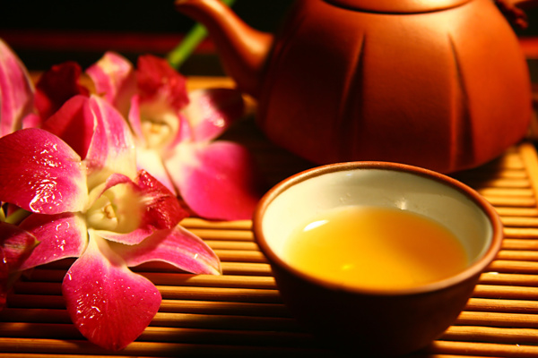鮮花紫砂壺