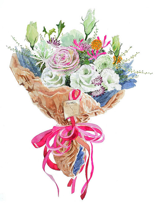 位圖插畫插畫師柘植彩子日本免費(fèi)素材