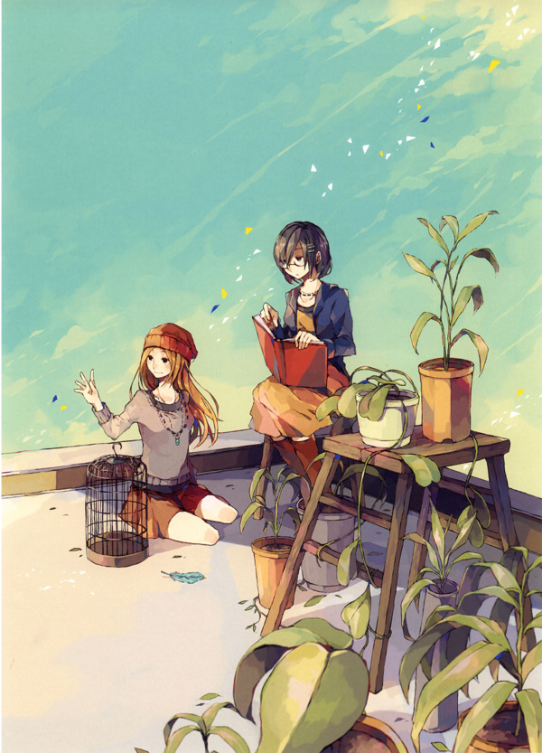 屋頂少女