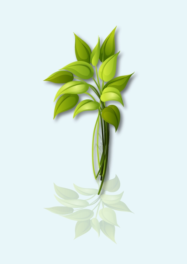 簡易寫實AI矢量插畫