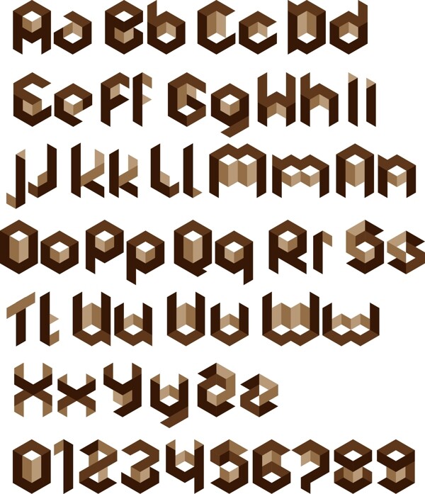 cube02矢量字體