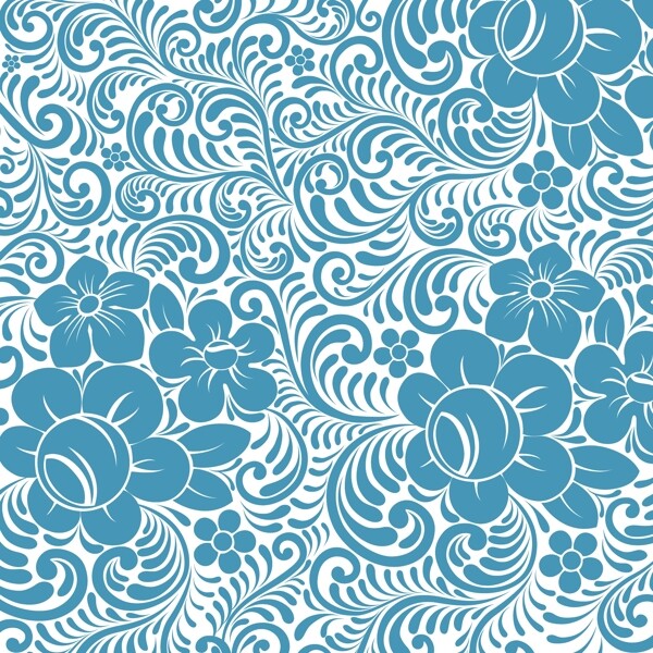 歐美花紋6242矢量EPS