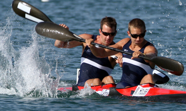 2008奥运会皮划艇静水双人皮艇比赛图片