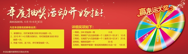 年度抽獎(jiǎng)海報(bào)