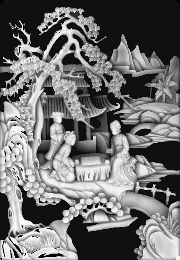 棋灰度圖