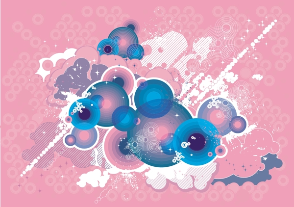 歐美花紋5855矢量EPS