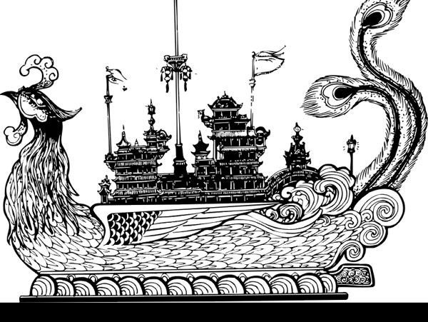 鳳凰船圖片