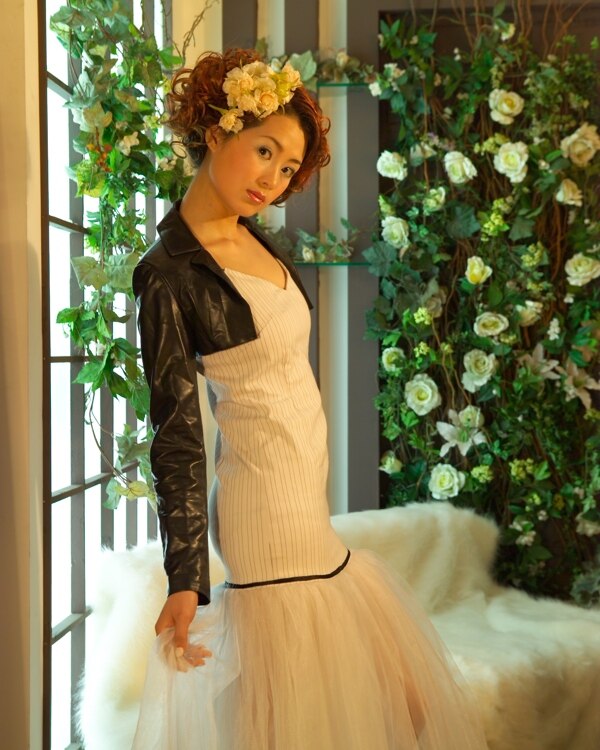 婚紗攝影樣片美麗新娘圖片