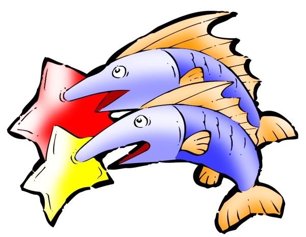雙魚(yú)座星座插圖0069