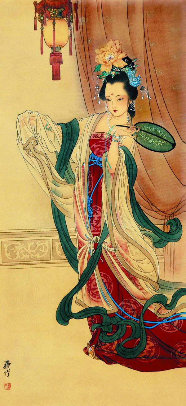 貴妃圖圖片