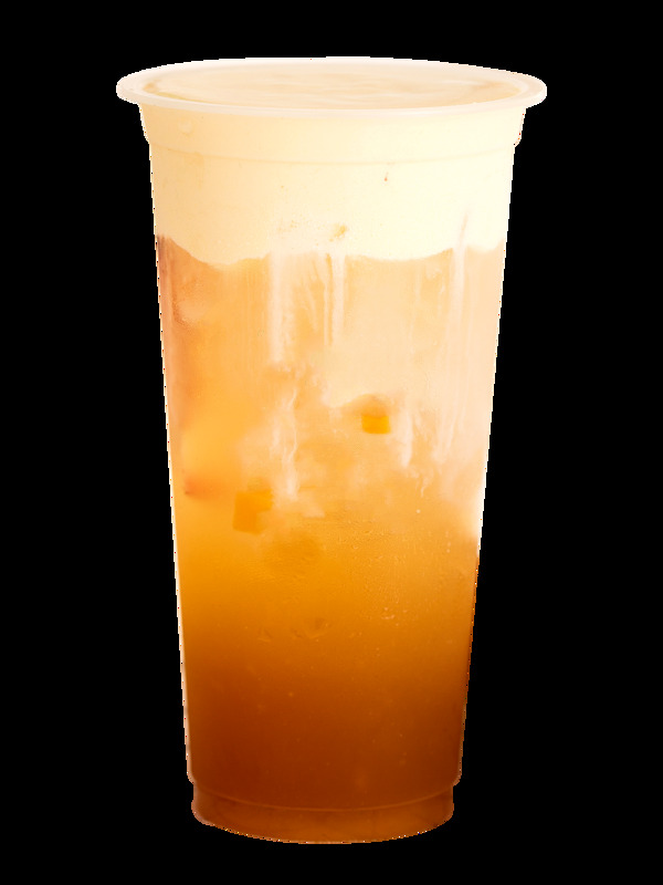 芝士奶蓋冰鮮爽口奶茶飲品