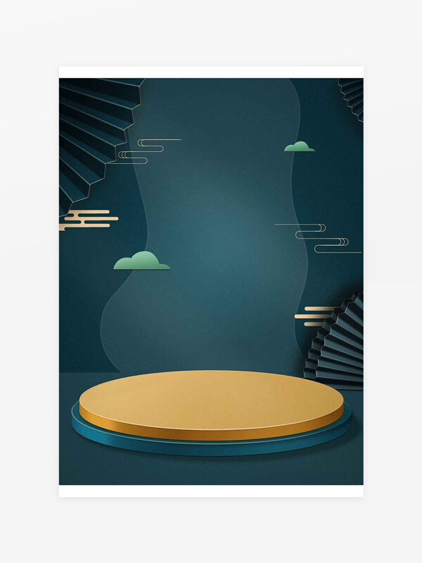高端大氣優(yōu)雅的展示空間背景