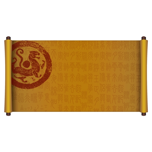 原創(chuàng)武俠古裝卷軸設(shè)計(jì)素材
