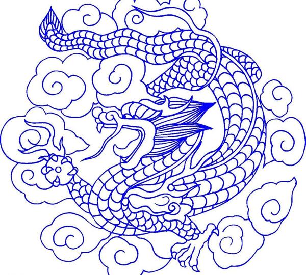 古典龍紋圖片