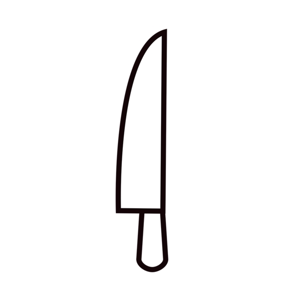 刀小刀水果刀工具刀图标