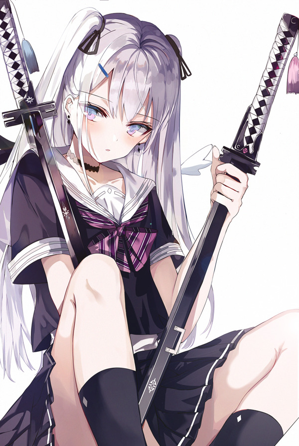 彩色動漫人物插畫背景